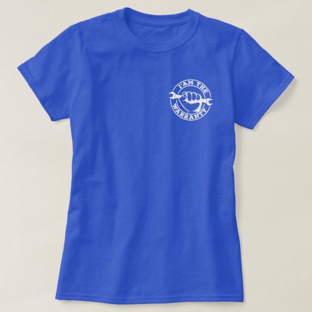 Jag är garantins mekaniska Ingenjör-familjens besä T Shirt (Design framsida)