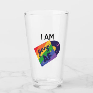 Jag är Gay AF LGBT-Pridet i månaden Glaskopp