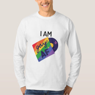 Jag är Gay AF LGBT-Pridet i månaden T Shirt