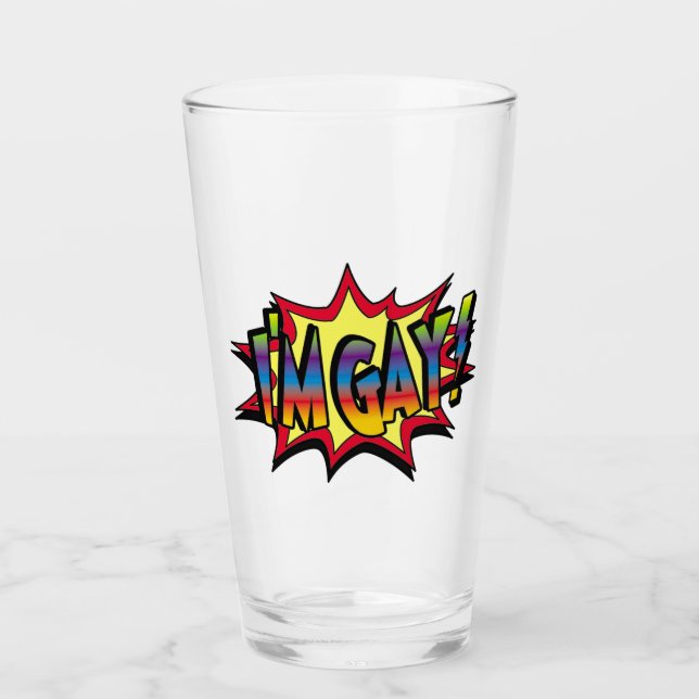 Jag är Gay Burst Glaskopp (Framsida)