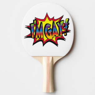 Jag är Gay Burst Pingisracket