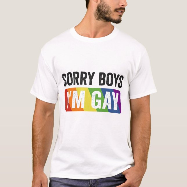 Jag är Gay Funny Lgbt Pride Month Gift T Shirt (Framsida)