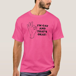JAG ÄR GAY OCH DET ÄR OK TEE SHIRT