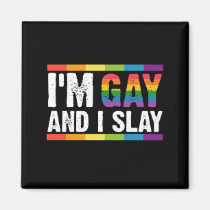 Jag är gay och jag är fantastisk HBTQ Gay Pride Magnet