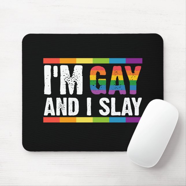 Jag är gay och jag är fantastisk HBTQ Pride Musmatta (Med mus)