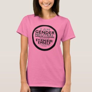 Jag är Gender Neutal (Ey uttalouns/De Uttouns) Tee Shirt