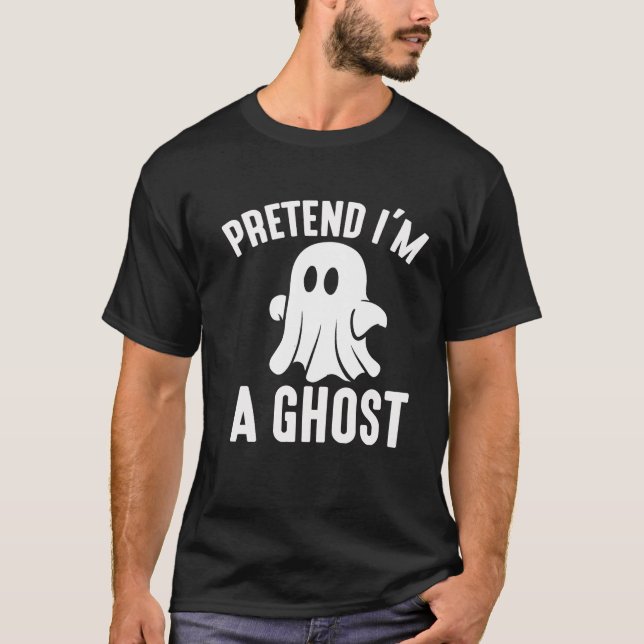Jag är Ghost Halloween T Shirt (Framsida)