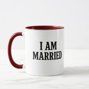 Jag är gift med Coffee Mugg - Gift för Par