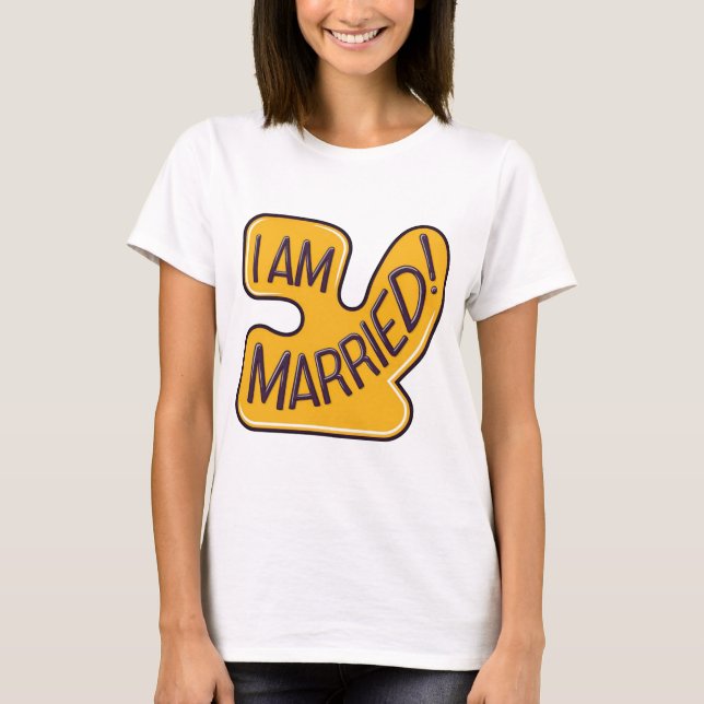 Jag är gift t shirt (Framsida)