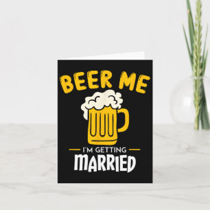 Jag är Gifta sig Groom Gift Bachelorett Kort