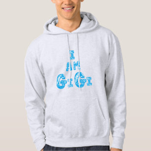 Jag är gigi stark kvinna bästa vän hoodie