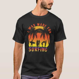 Jag är gjord för att surfa på Lunny Surfer Sommari T Shirt