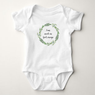 Jag är gjord i Guds bild av baby kroppsdräkt T Shirt