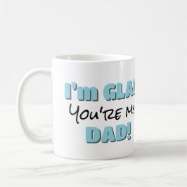 "Jag är glad att du är min Pappa"-Anpassadet Foto Kaffemugg