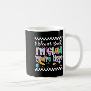 Jag är glad att du är tillbaka till Sch. Kaffemugg