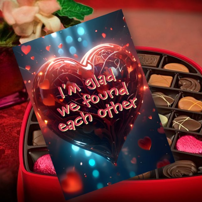 Jag är glad att vi hittade varandras Valentine Car Inbjudningar (Skapare uppladdad)