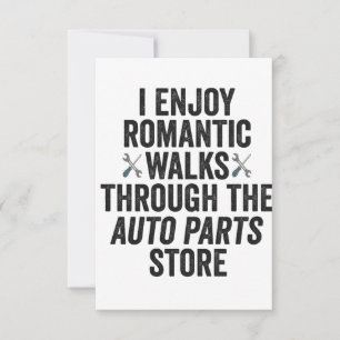 Jag är glad över att Romantic går genom autodelsgi Tack Kort