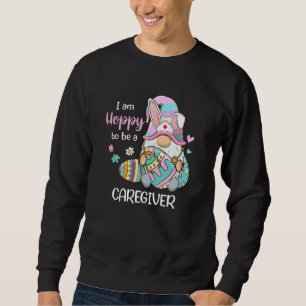 Jag är glad över att vara en kargerbunny lång ärmad tröja