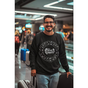 Jag är glad positiv sweatshirt - Kärlek & Hopp Blo