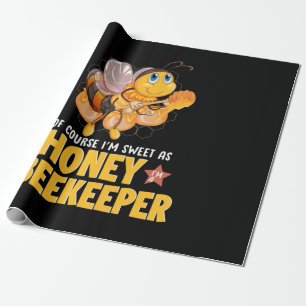 Jag är glad som honungsbiodlare presentpapper