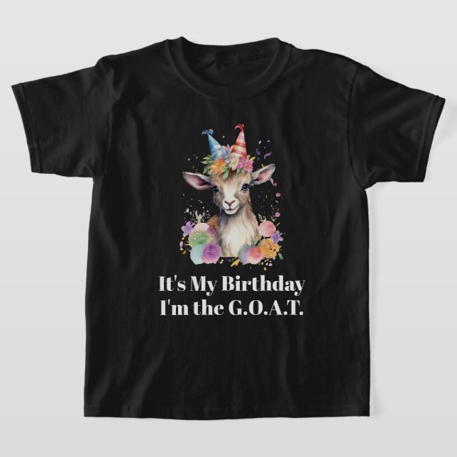 Jag är GOAT - Honor Birthday T Shirt (Laydown)