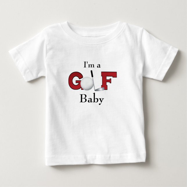 Jag är Golf Baby T-shirt (Framsida)