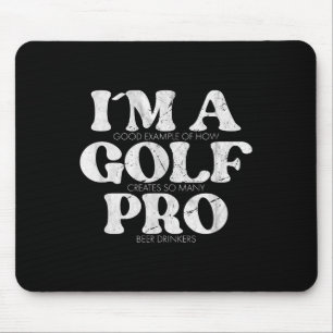 Jag är Golf Pro Golf Funny Quote Manar Golfing Musmatta