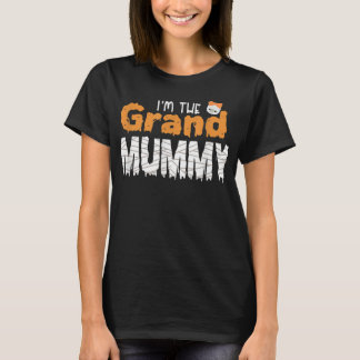 Jag är Grand Mummy Funny Grandma Family Halloween T Shirt