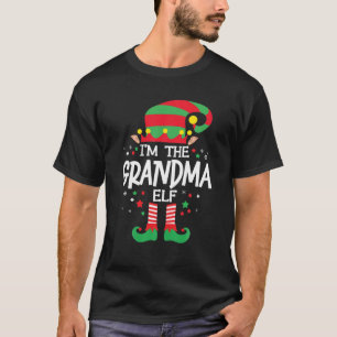 Jag är Grandma Elf Family Group Matching Christma T Shirt