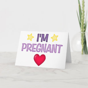Jag är gravid meddelande