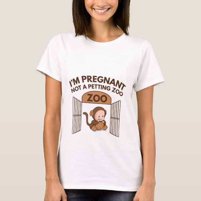 Jag är gravid t shirt (Framsida)