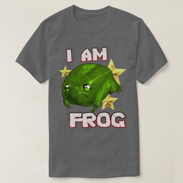 Jag är groda t shirt (Design framsida)