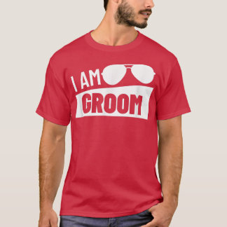 Jag är Groom Bröllopsfest Best Man Bachelor Party T Shirt