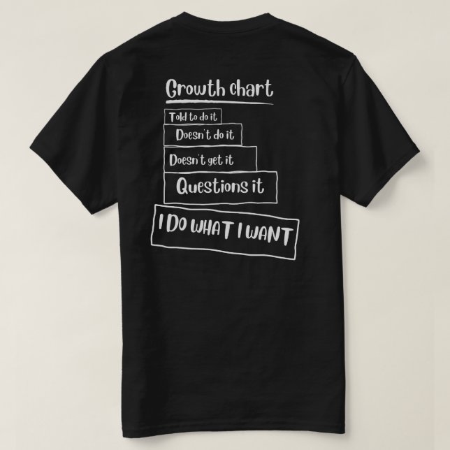 Jag är Grown T-Shirt (Design baksida)