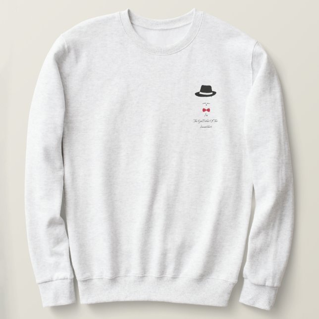 Jag är gudfadern till det här lång ärmad tröja (Design framsida)