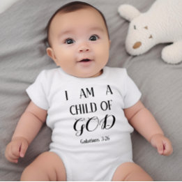 Jag är Guds barn Baby Bodykostym T Shirt