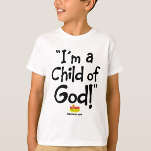 "Jag är Guds barn!" T-shirt (lätt färger)