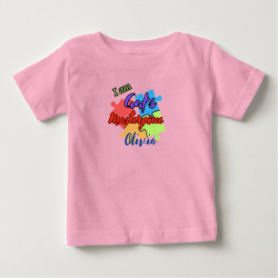 Jag är Guds mästerverk personlig baby t-shirt