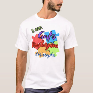 "Jag är Guds mästerverk" personlig T-shirt