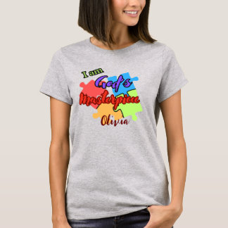 "Jag är Guds mästerverk" personlig T-shirt
