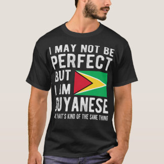 Jag är Guyanese Flagga Guyana Heritage Guyanese Ro T Shirt