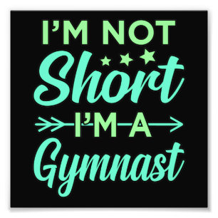 Jag är Gymnast Gymnastics Gymnastic Sports Älska Fototryck