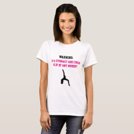 Jag är Gymnast Magenta Gymnastics Namn Personlig T-shirt