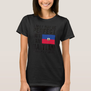 Jag är Haitis Flagga Haitis arv Haitis rötter T Shirt