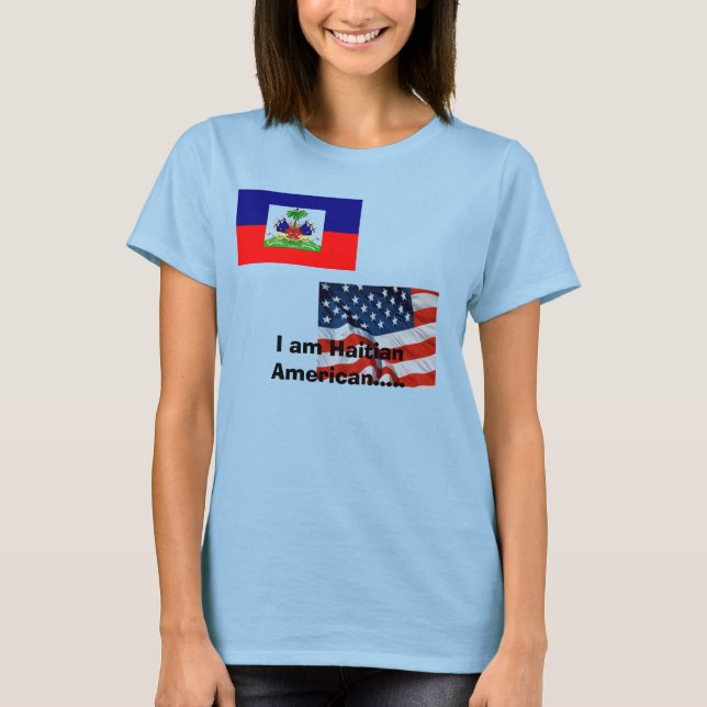 Jag är haitisk amerikan..... tröja (Framsida)