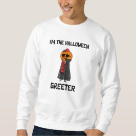 Jag är Halloween Greeter Lång Ärmad Tröja
