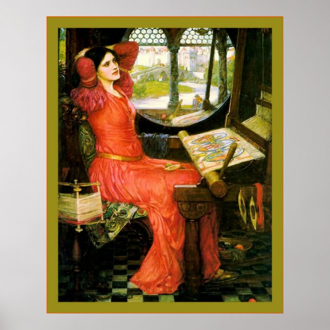 "Jag är halvsjuk av skuggorna" Poster (Framsidan)