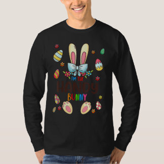 Jag är "Handy Bunny Påsk Day Matching Family Egg" T Shirt