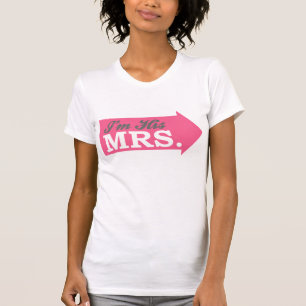 Jag är hans fru. (Shock rosa) T-shirt
