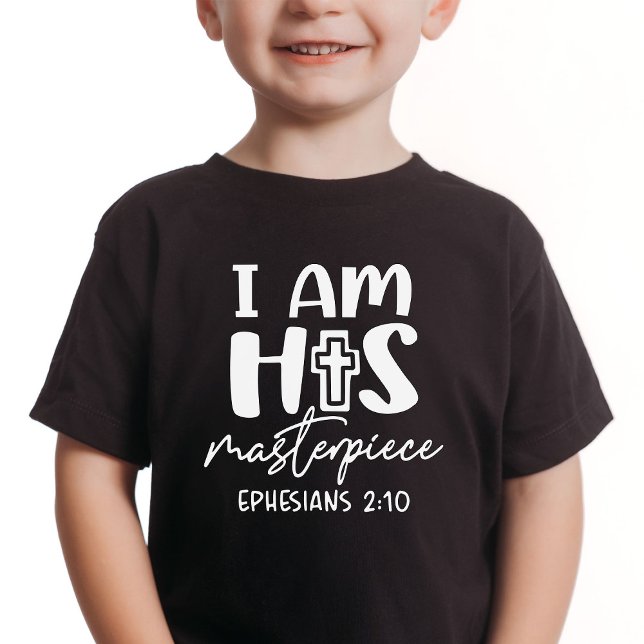 Jag är hans mästerverk Ephesian 2:10 Baby Kid Shir T Shirt (Skapare uppladdad)